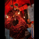 … nicht die einzigen Berge von Chili-Schoten im Markt